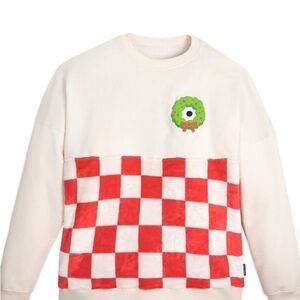 Disney Parks Pixar Christmas Fuzzy SPIRIT JERSEY Adult Medium